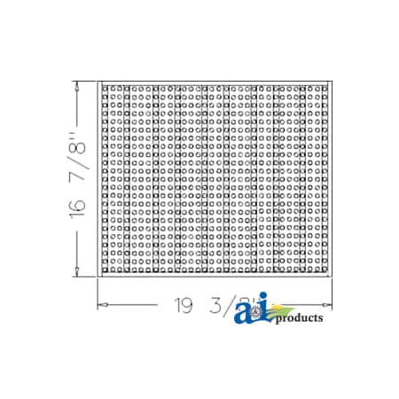 A & I Products Screen, Side (RH/LH) 21.5" x22.6" x2.2" A-AL67554